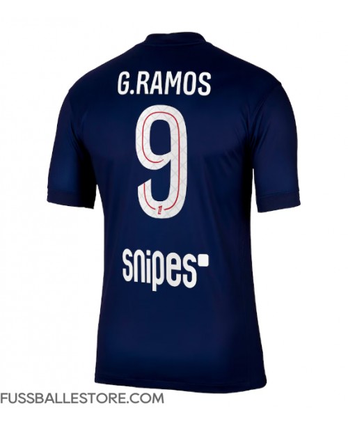 Günstige Paris Saint-Germain Goncalo Ramos #9 Heimtrikot 2025-26 Kurzarm Günstige Paris Saint-Germain Goncalo Ramos #9 Heimtrikot 2025-26 Kurzarm